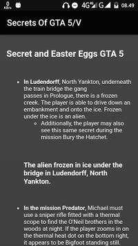 Secrets & Cheats of GTA 5 screenshot 6