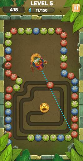 Marble Zumble Shooter - Jungle Marble Blast screenshot 6