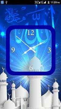 Allah Clock Live Wallpaper स्क्रीनशॉट 3
