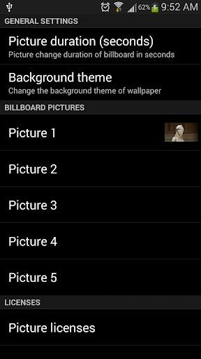 Billboard Live Wallpaper screenshot 7