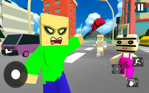Baldi Craft Basics - Spider Rope Hero Crime City screenshot 4