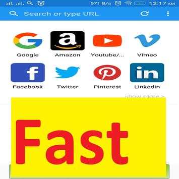 Fast Browser screenshot 1