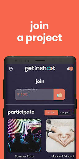 Getinshoot - Video collect & automated editing screenshot 2