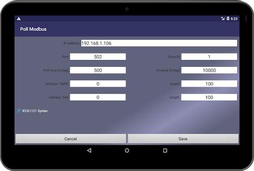 Poll Modbus screenshot 11
