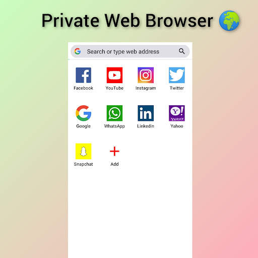 Private Web Browser screenshot 1