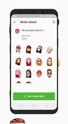 Memoji Apple Stickers for WhatsApp - WAStickerApps screenshot 11