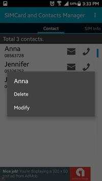 SIM Card and Contacts Manager screenshot 2