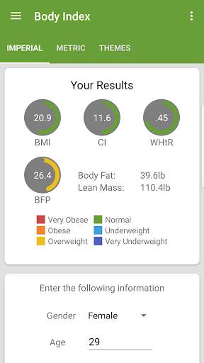 Body Index screenshot 2