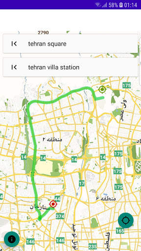 TEHRAN IRAN MAP screenshot 1