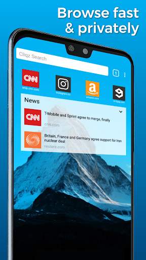 Cliqz – the Privacy Browser screenshot 1