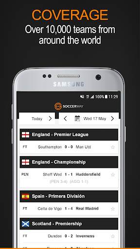 Soccerway screenshot 1