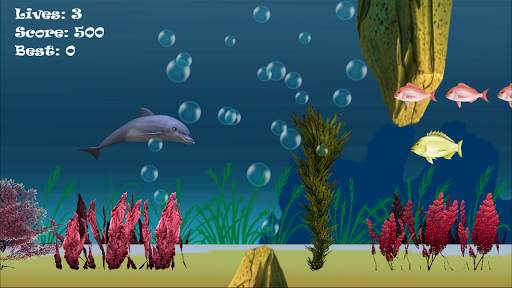 Hungry Dolphin Adventure Game screenshot 2