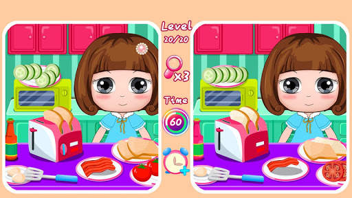 Find out the differences - puzzle game for kids screenshot 2