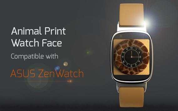 Animal Print Watch Face screenshot 2