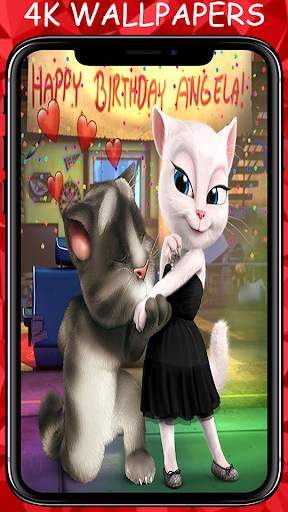 Wallpapers For Tom & Angela cat lovely screenshot 6