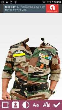 Indian Army photo Suit screenshot 2