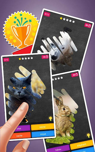 Jeu de grattage: Animaux Quiz screenshot 3