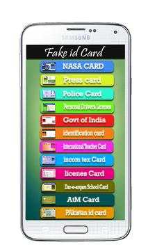 Fake id Card Maker screenshot 1