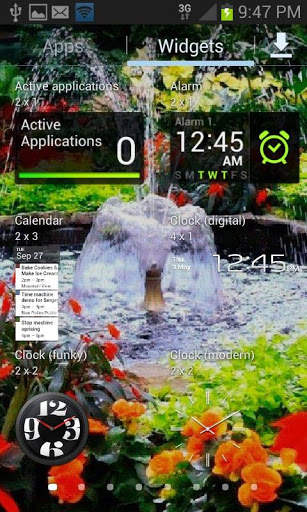 Flowers Park Live Wallpaper screenshot 3