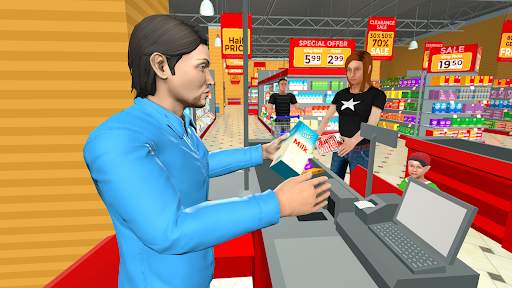 Shopping Mom-Supermarket Sim screenshot 2