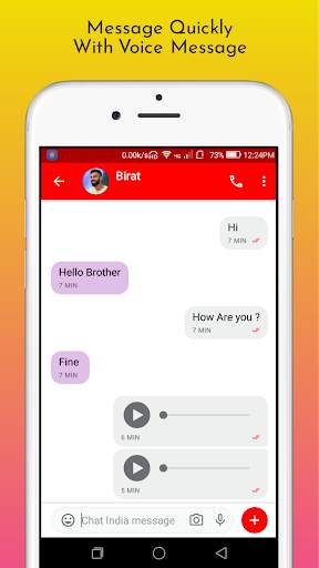 Chat India - Fast Video Call, Voice Call Messenger screenshot 4