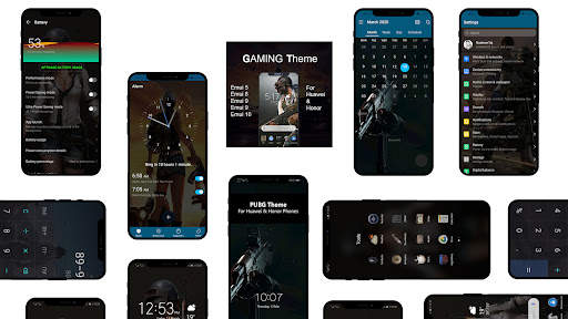 Dark Gaming Theme for Huawei screenshot 1