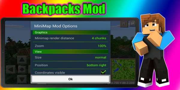 Mod Mini Map Minecraft स्क्रीनशॉट 3