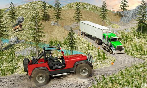Offroad Jeep Prado Driving- Truck Driver Sim screenshot 1