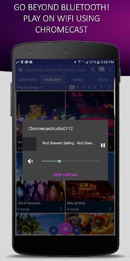 Cast My Music - Play Local Files, Chromecast Audio screenshot 5