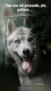 Siberian Husky Lock Screen screenshot 2