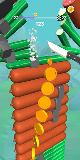 Chop it All - 3D Slicing Game screenshot 1