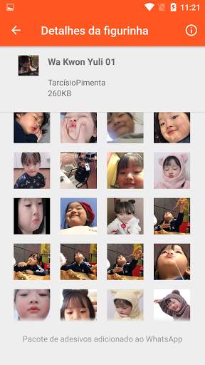 Stickers for whatsapp Wa Kwon Yuli screenshot 1