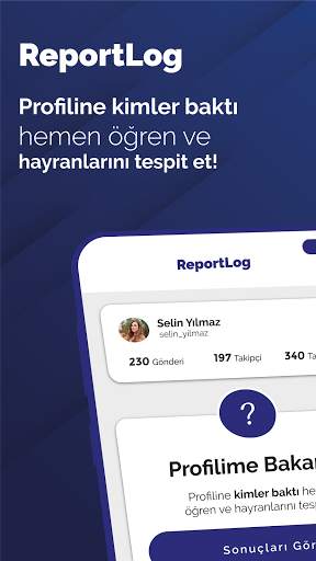 ReportLog - Profilime Kim Baktı Instagram screenshot 1