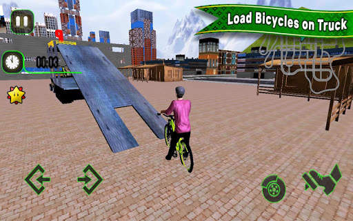 Bicycle Transport Truck Simulator 3D screenshot 17