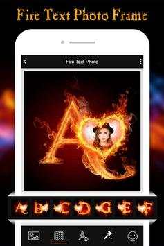 Fire Text Photo Editor screenshot 4