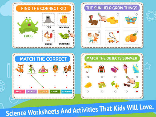 Science Learning Worksheets - Kid Super Scientist! скриншот 3