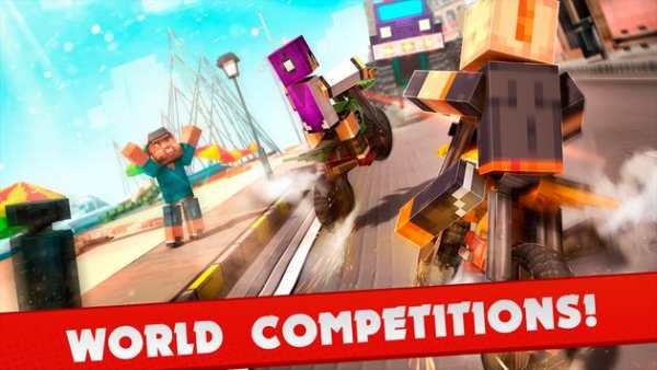 Crafting Motocross Bike Racer screenshot 10