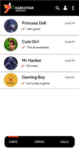 Kabootar Messenger screenshot 2