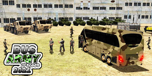 Army Bus Oleng Driving 2021:Military Bus Simulator screenshot 5