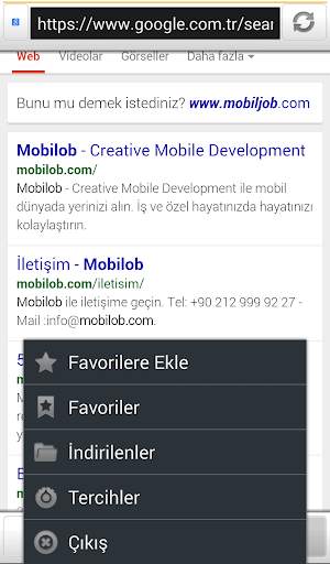 Mobilob Browser screenshot 2