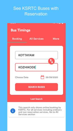 Bus Time - KSRTC Kerala Bus Ti screenshot 1