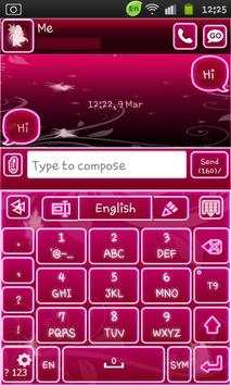 Go Keyboard Fairy Pink screenshot 3