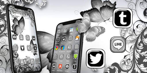White Butterfly Launcher screenshot 5