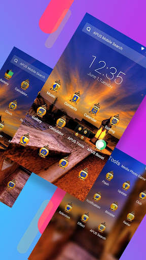 sunset-APUS Launcher theme screenshot 2