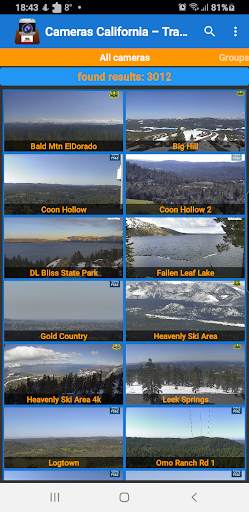 California Cameras - Traffic screenshot 1