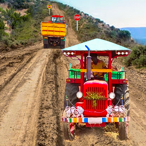 Hill Tractor Trolley Cargo Sim icon
