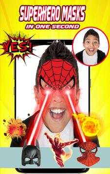Supehero Mask Photo Editor 2 تصوير الشاشة
