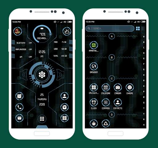 Next generation launcher 2019 - hi-tech app screenshot 2