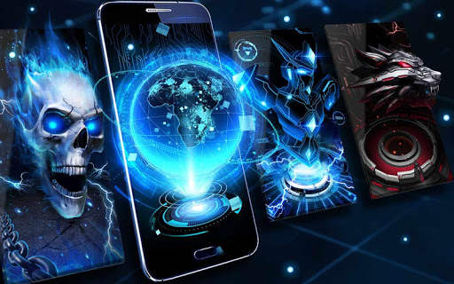 3D Tech Earth Theme screenshot 4