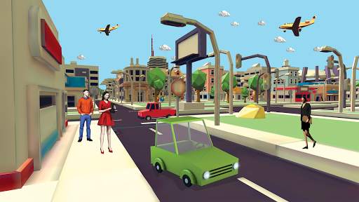 Monster Smashy Cars-Blocky City Driving Adventures screenshot 5